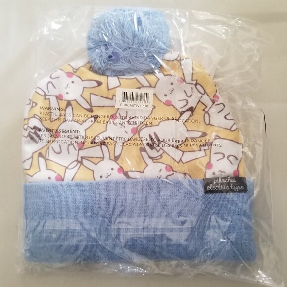 Pokemon Pikachu Pom Pom Beanie Toque - Picture 2 of 4